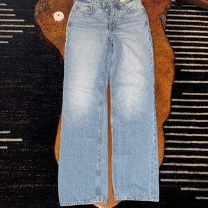 rag & bone Light Blue Straight Leg Jeans
